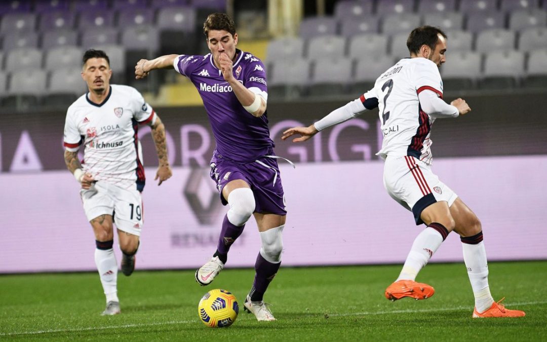 La Fiorentina ritrova i 3 punti al Franchi, piegato il Cagliari