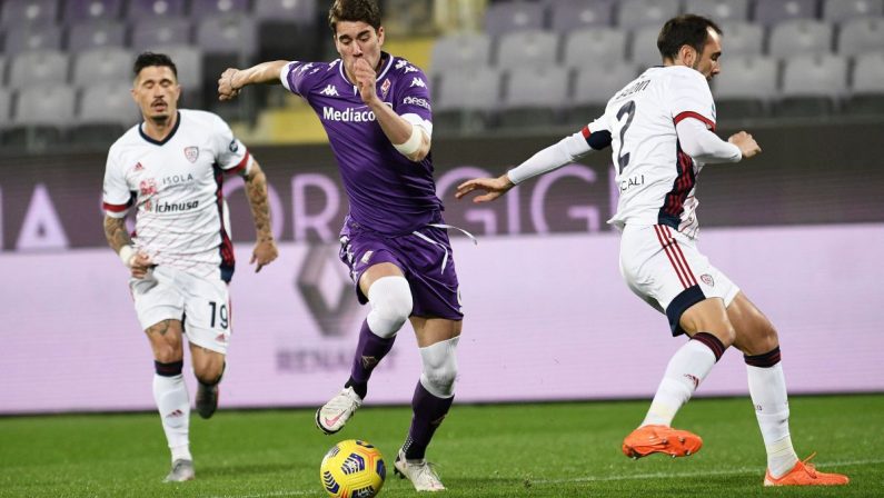 La Fiorentina ritrova i 3 punti al Franchi, piegato il Cagliari