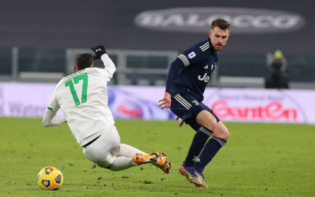 Juventus-Sassuolo 3-1, Danilo, Ramsey e CR7 in gol