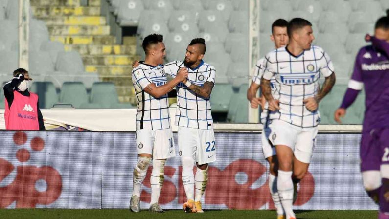 L’Inter elimina la Fiorentina, derby col Milan in Coppa Italia