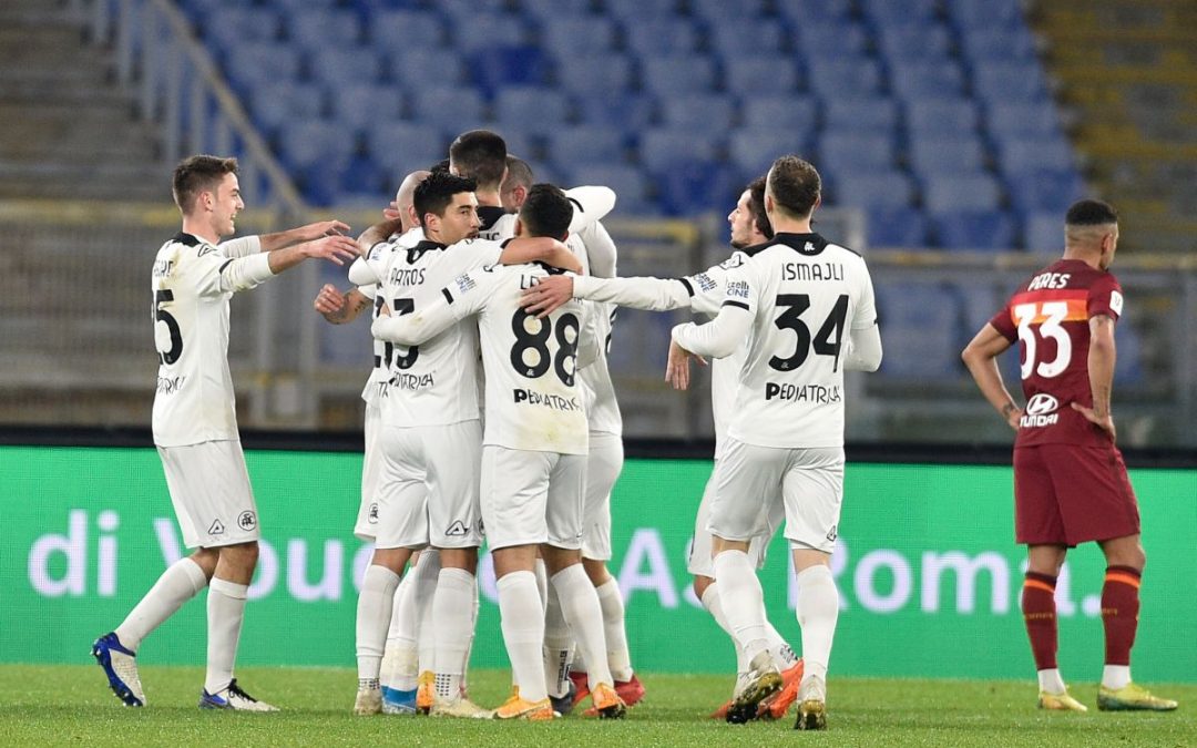 Roma eliminata in Coppa Italia, Spezia passa 4-2 all’Olimpico