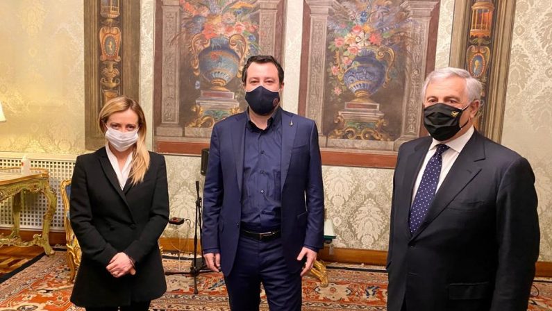 Il Centrodestra va da Mattarella “La maggioranza è inconsistente”