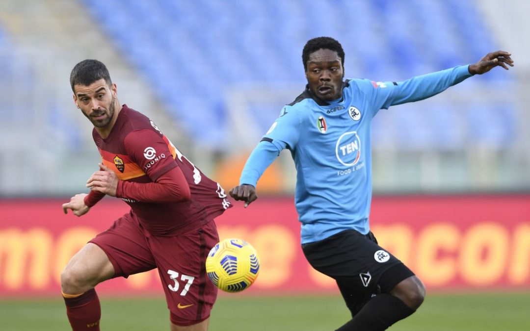 Serie A, Roma-Spezia 4-3 decide Pellegrini, Fonseca torna a sorridere