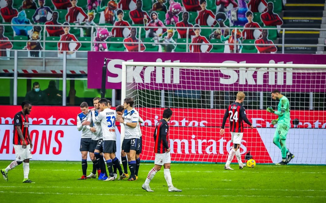 Milan ko con l’Atalanta, ma è campione d’inverno