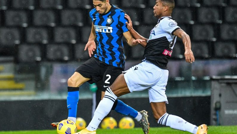 L’Inter non sfrutta il ko del Milan, 0-0 con l’Udinese