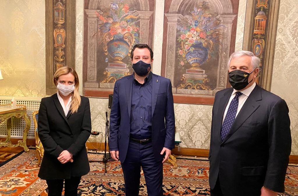 Centrodestra “Serve Governo forte, al Quirinale delegazione unitaria”