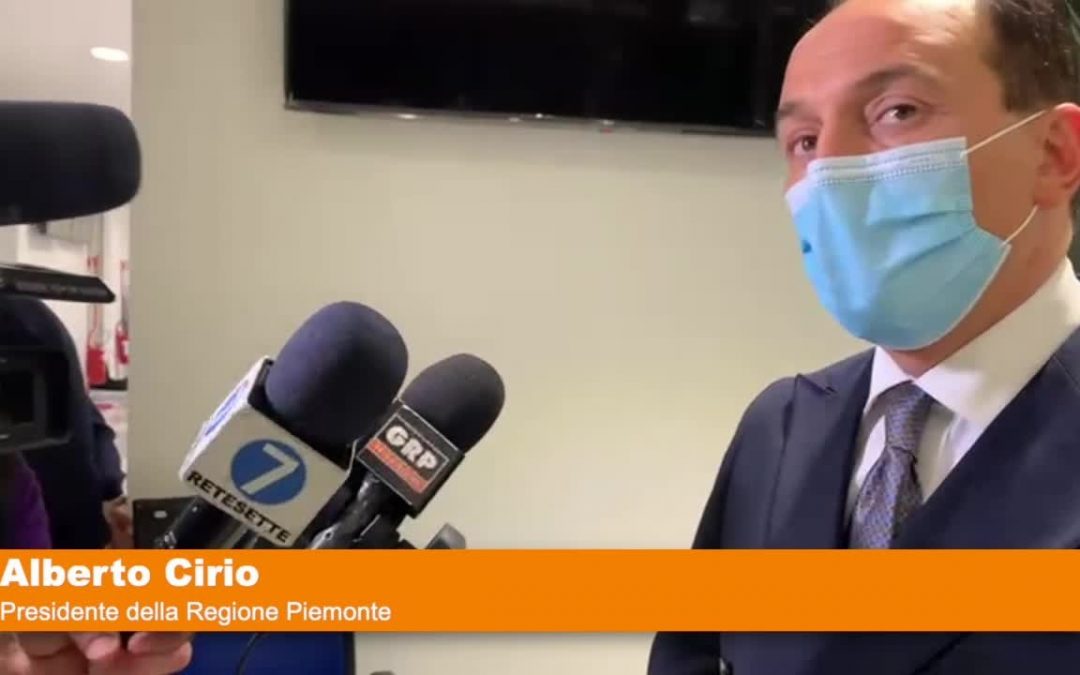 Covid, Cirio “Migliorano dati, speriamo Piemonte zona gialla”