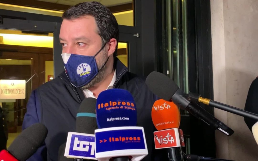 Salvini “No a un governo fantasma, Conte si faccia da parte”