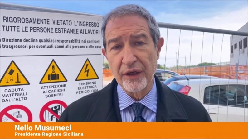 Musumeci “in 100 giorni 30 nuovi posti Covid in ospedale Palermo”