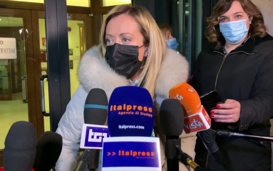 Governo, Meloni “L’unica soluzione seria è il voto”