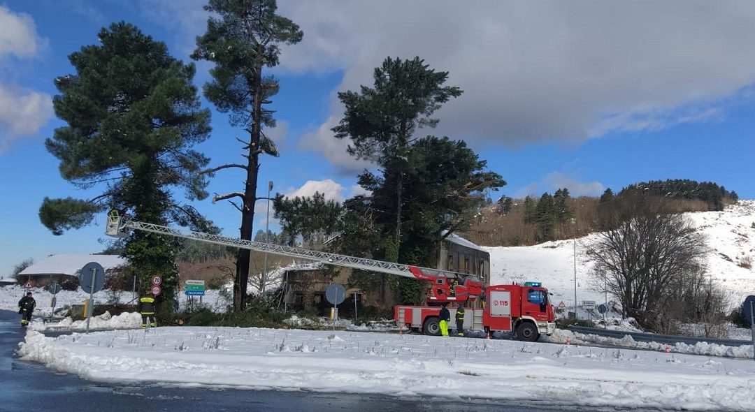 Neve nelle zone delle Preserre Vibonesi