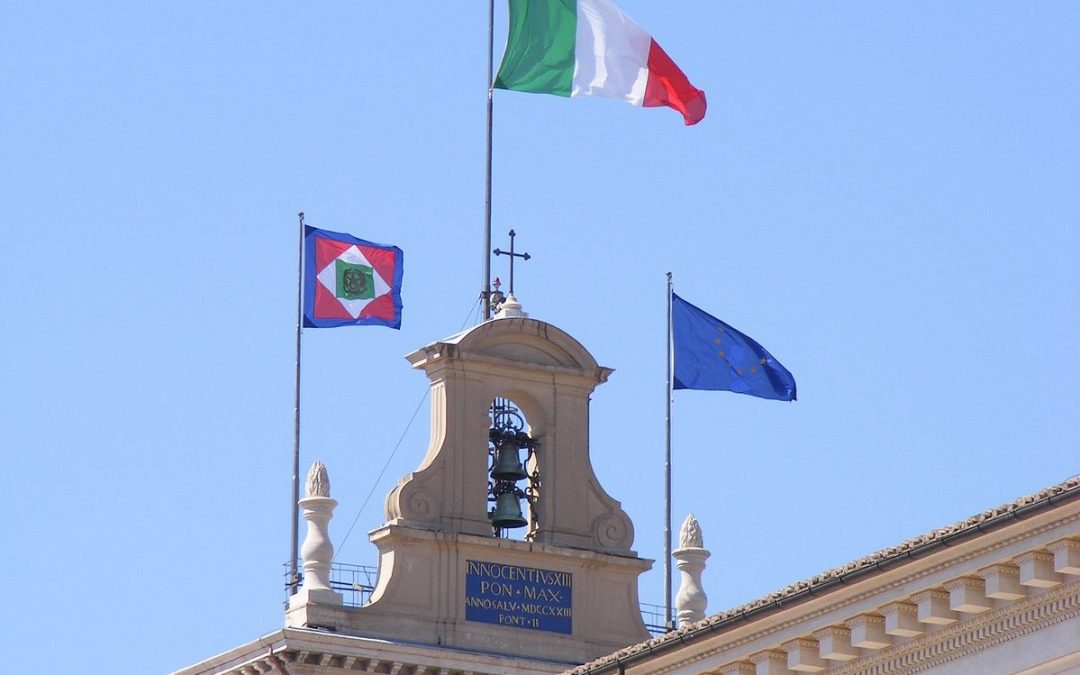 Le bandiere al Quirinale