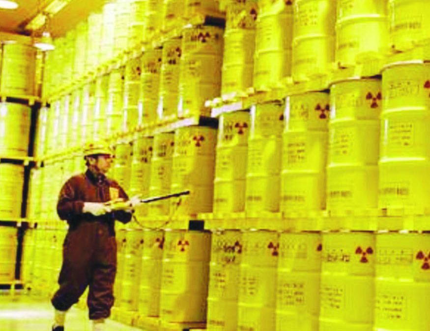 Un deposito di scorie nucleari