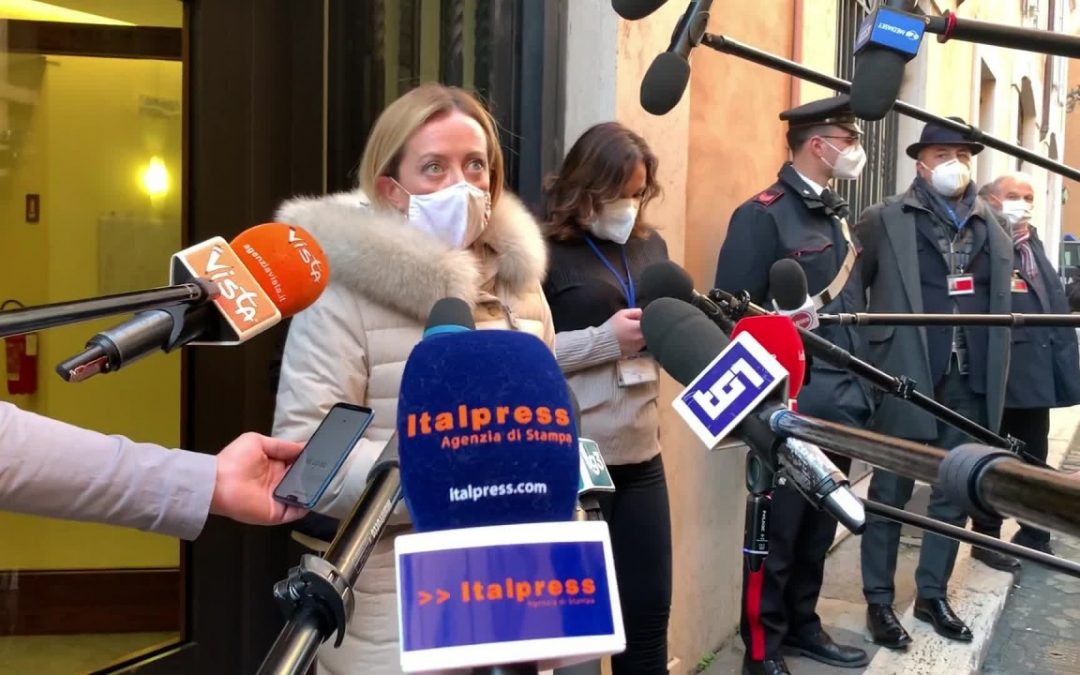 Meloni “Pantomima indegna, pronti a dare un’alternativa”