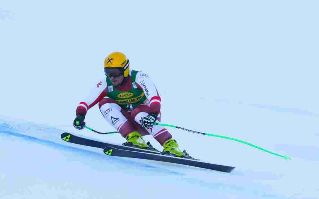 Franz guida la prova della discesa di Garmisch