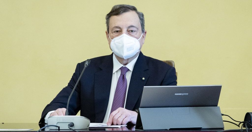 Mario Draghi, presidente del Consiglio incaricato