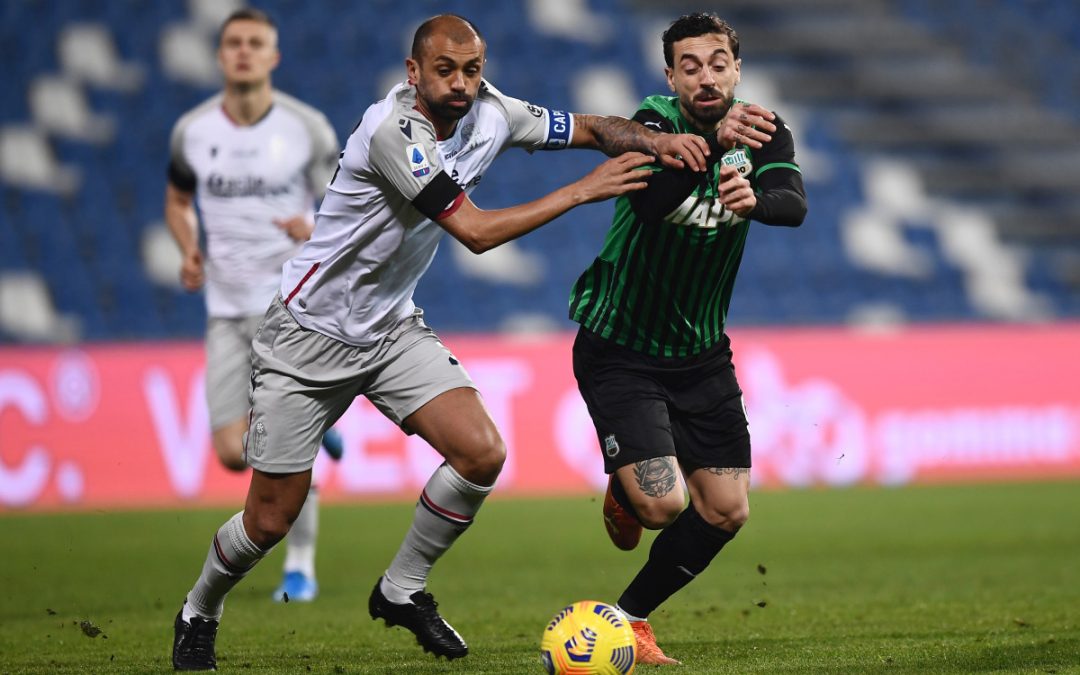 Caputo risponde a Soriano, Sassuolo-Bologna 1-1