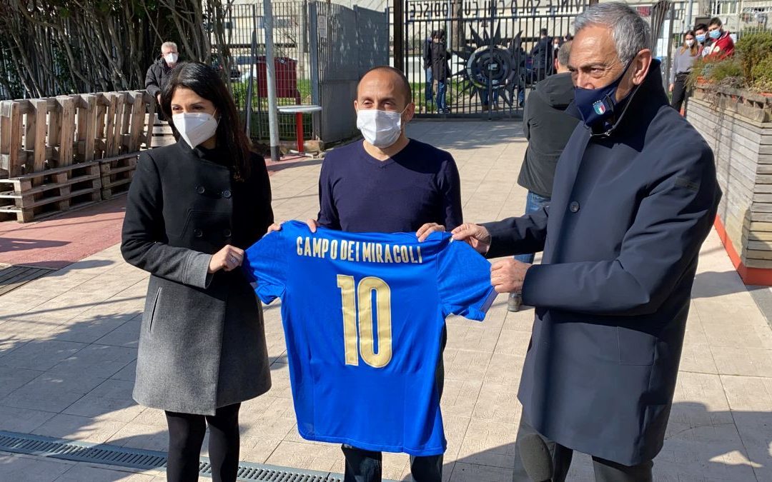 Gravina e Raggi avviano il progetto “Calciosociale”