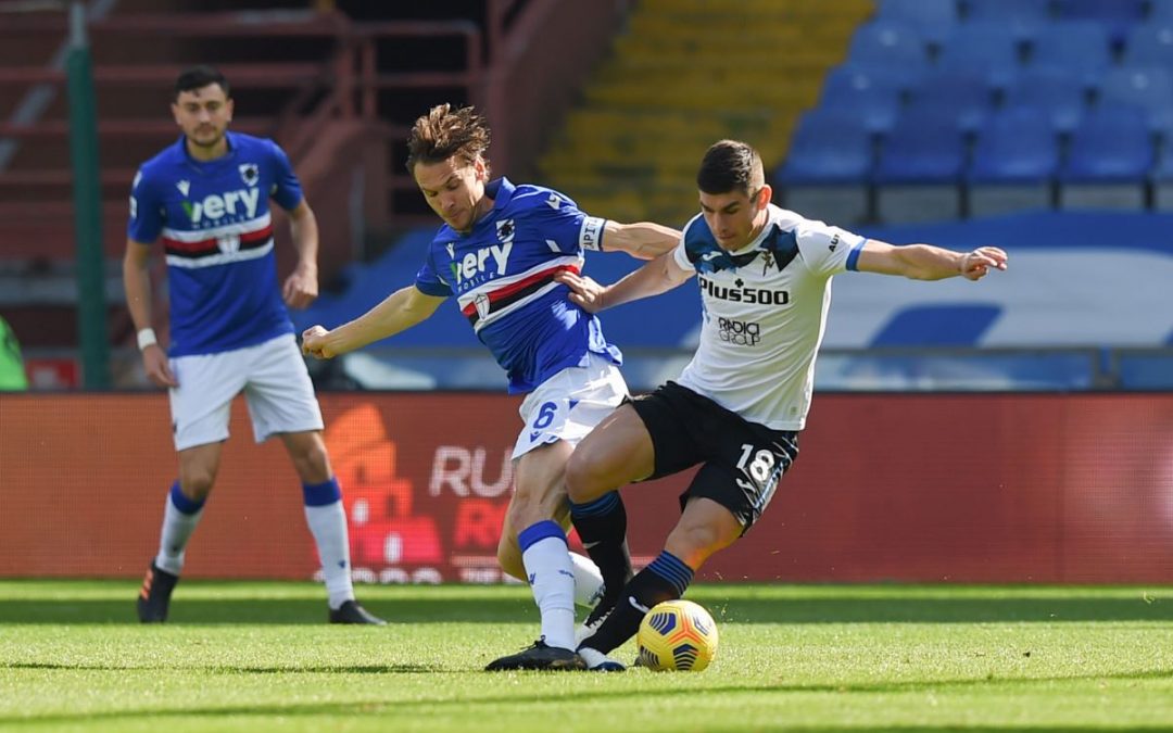 Sampdoria-Atalanta 0-2, la Dea aggancia la Juventus