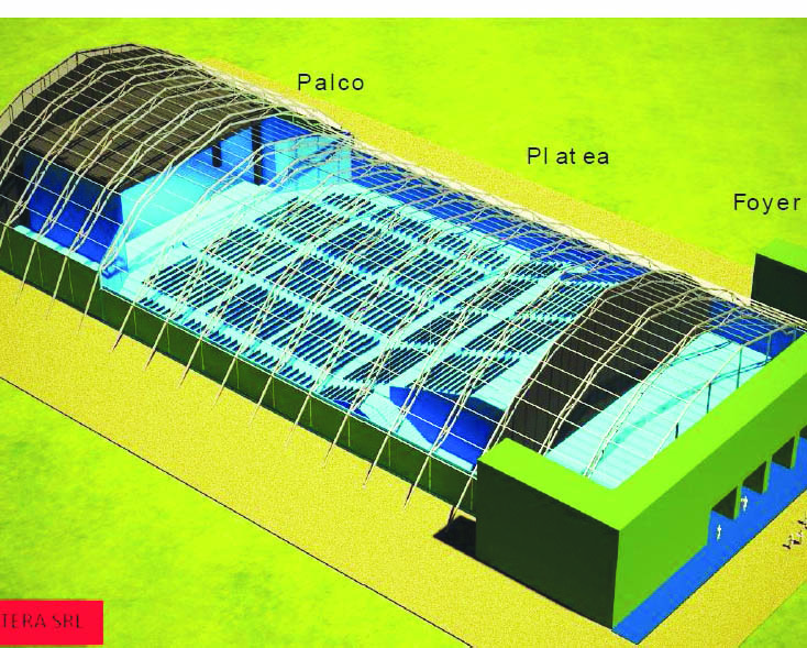 Il progetto presentato nel 2018 di un teatro Tenda a Venusio