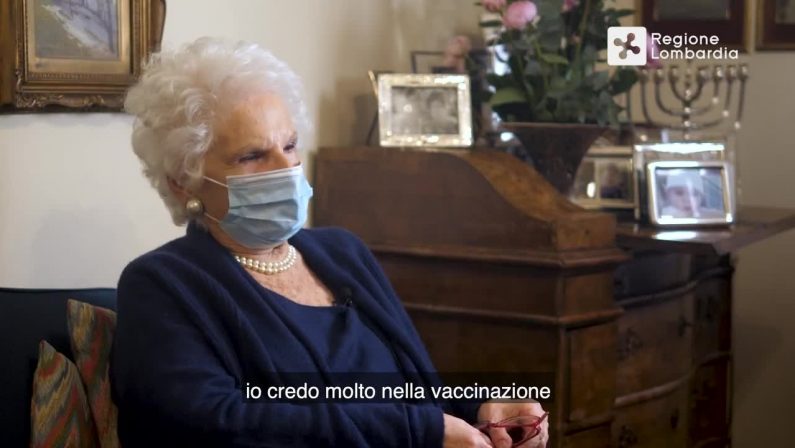 Vaccino, Liliana Segre invita lombardi over 80 ad aderire