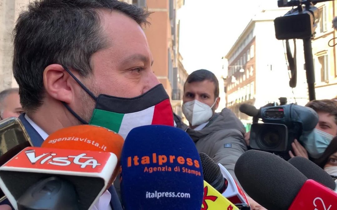 Salvini “Priorità piano vaccinale e rottamazione cartelle”