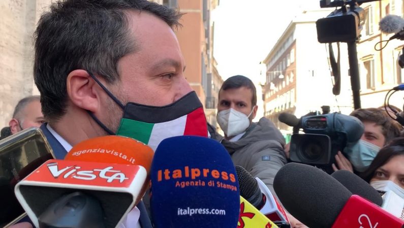 Salvini “Priorità piano vaccinale e rottamazione cartelle”