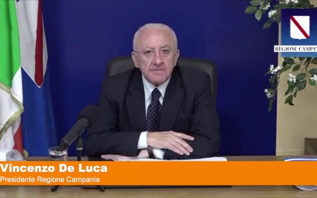 Governo, De Luca “Con Draghi si respira aria nuova”