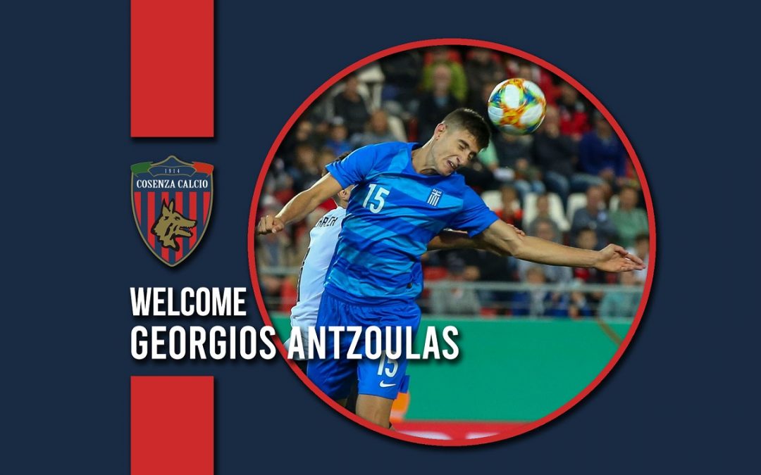L'annuncio dell'acquisto di Antzoulas sul sito del Cosenza