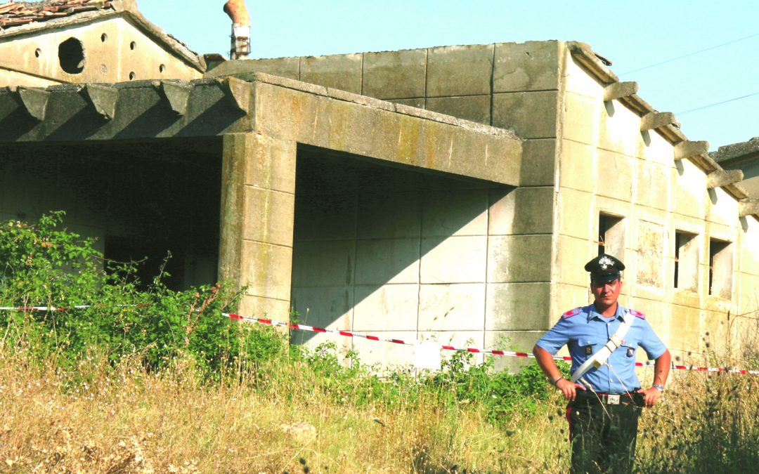 Il casolare dove è stato ucciso Marco Cassotta (foto archivio)