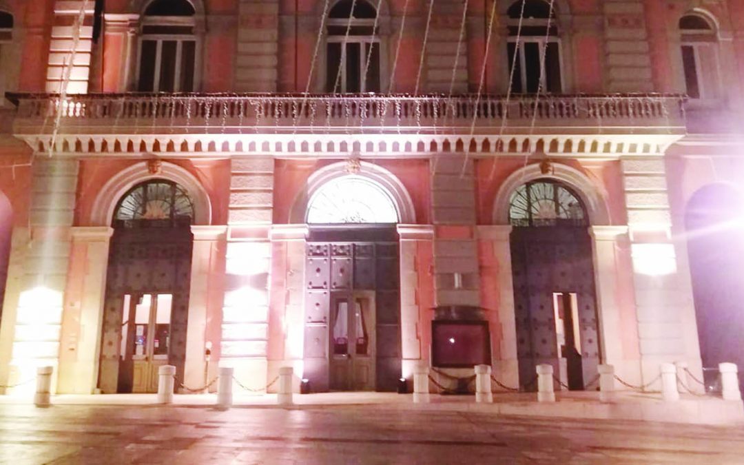 Piazza Mario Pagano e il teatro Stabile