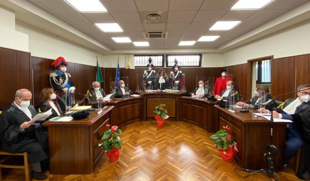 La cerimonia in Corte dei Conti