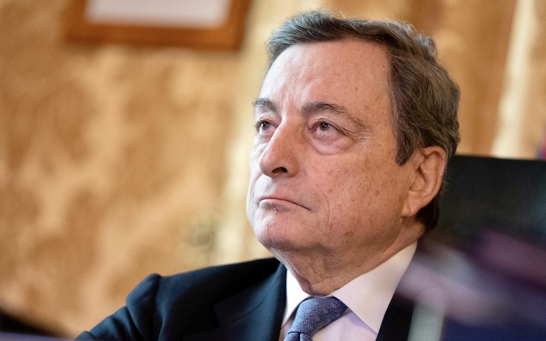 Il presidente del Consiglio dei ministri Mario Draghi