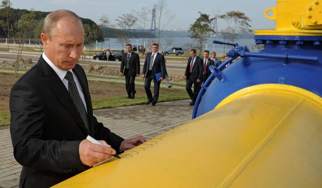 Vladimir Putin al Gasdotto
