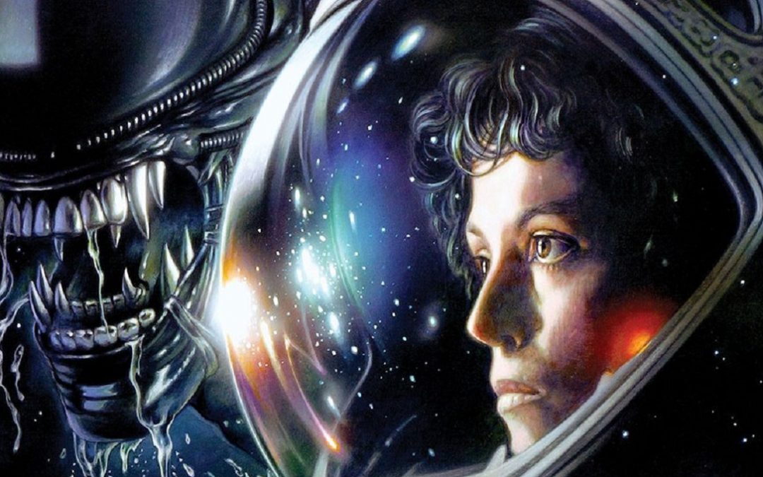 Sigourney Weaver in “Alien”, diretto nel  1979 da Ridley Scott, capostipite di una saga di film presenti su Star