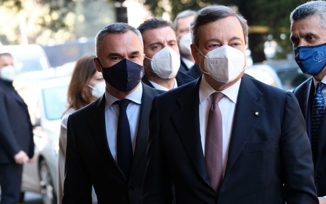 Il Presidente del Consiglio Mario Draghi