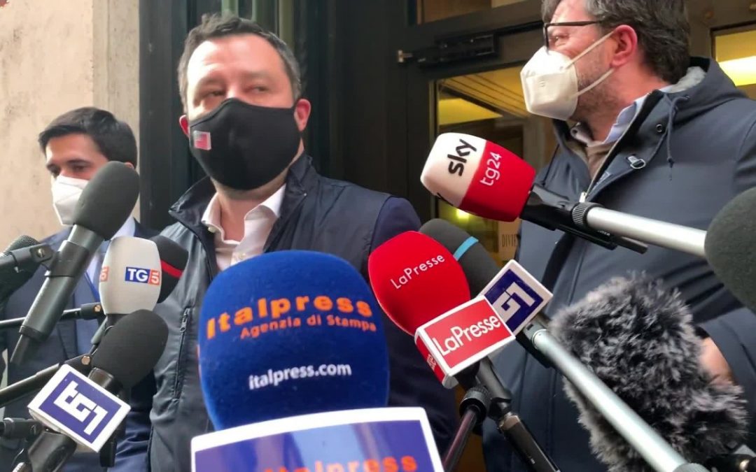 Salvini “Draghi scelga tra Grillo e la Lega”