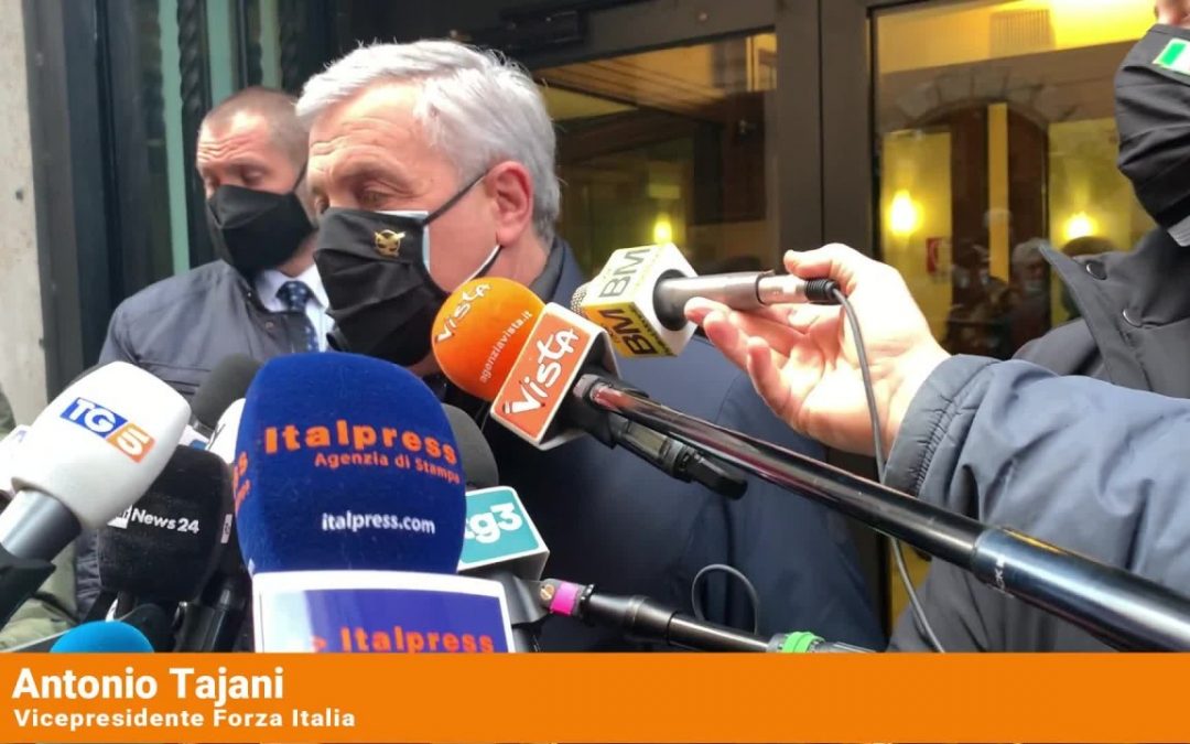 Tajani “Draghi personalità di alto profilo, valuteremo contenuti”