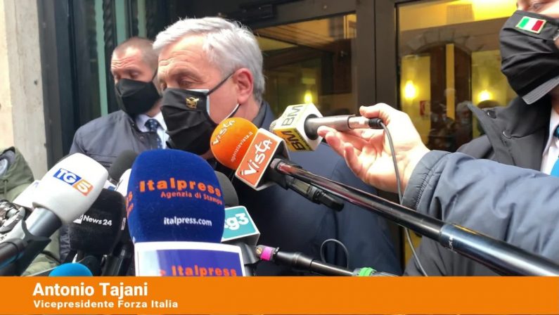 Tajani “Draghi personalità di alto profilo, valuteremo contenuti”