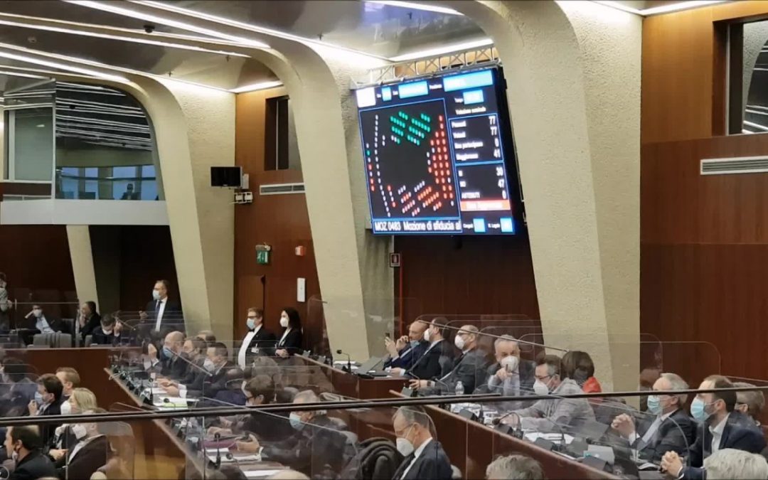Consiglio regionale della Lombardia boccia mozione sfiducia a Fontana