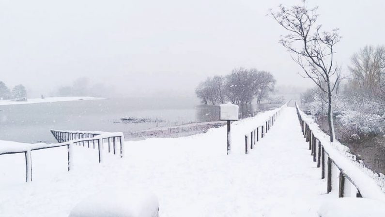 Neve, pericolo vento e ghiaccio in tutta l'Irpinia