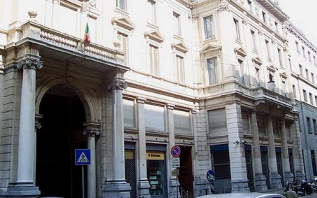 La sede storica de Il Giornale in via Negri a Milano