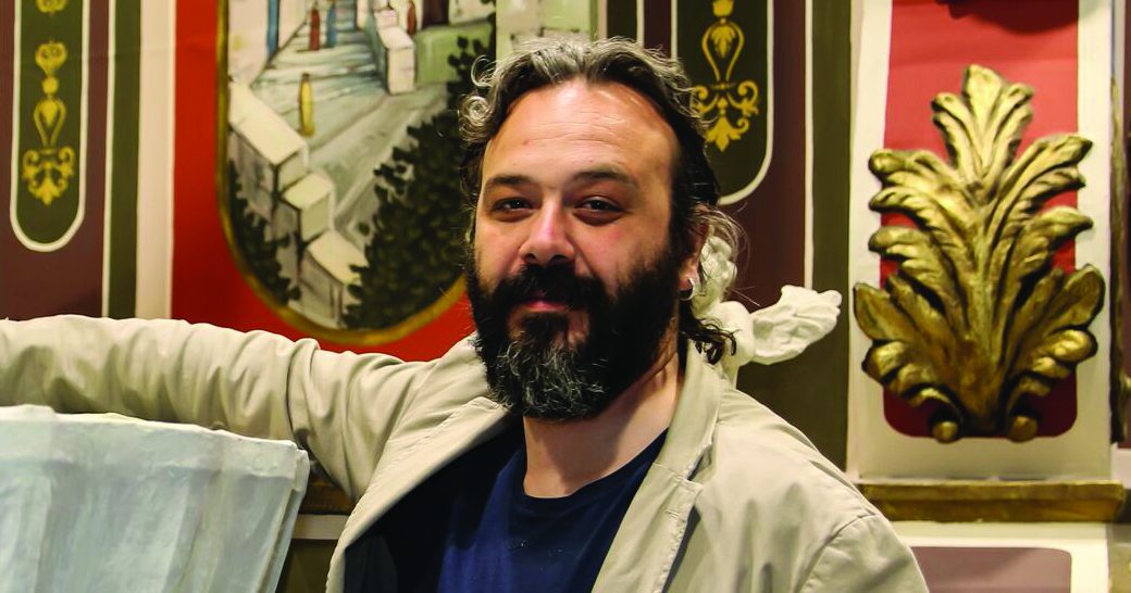 Raffaele Pentasuglia, artigiano e autore di due Carri della Bruna nel 2018 e 2019