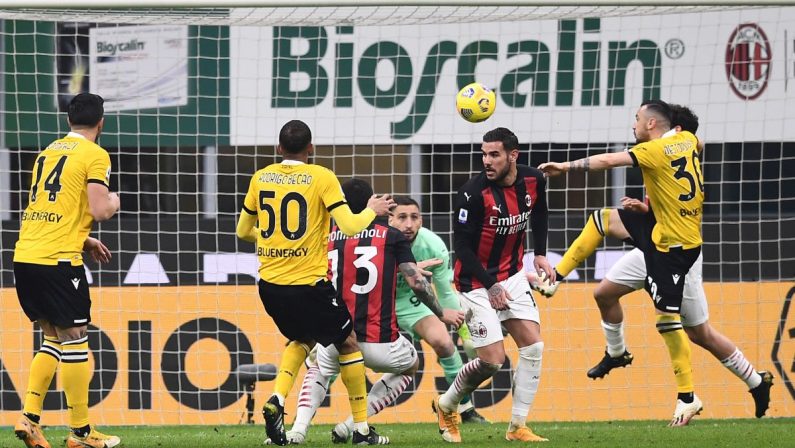 Milan pari a San Siro con l’Udinese, vincono Atalanta e Roma