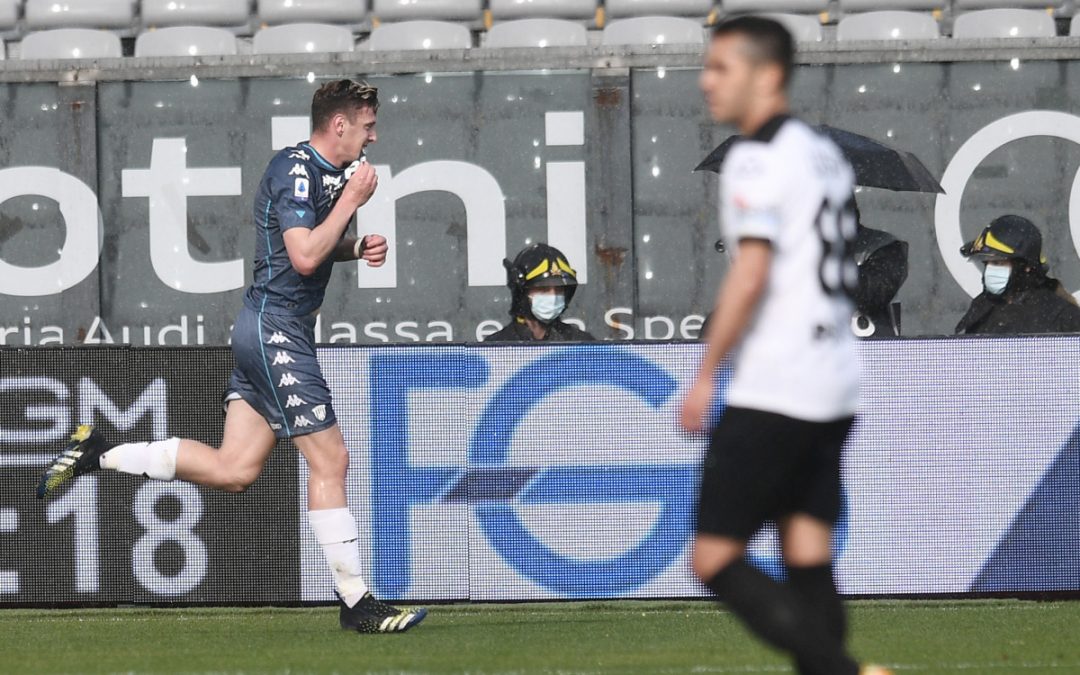 Verde risponde a Gaich, Spezia-Benevento 1-1