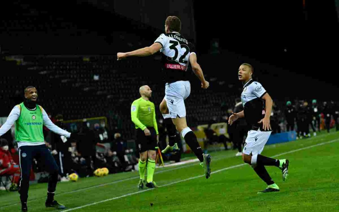 Llorente e Pereyra a segno, l’Udinese batte il Sassuolo 2-0
