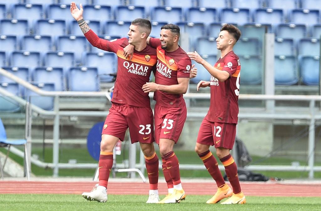Mancini-gol, la Roma batte il Genoa 1-0