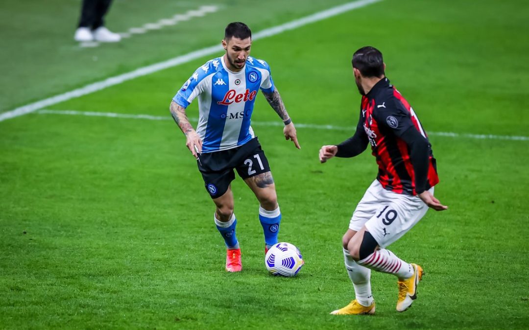 Il Milan cade contro il Napoli, l’Inter a +9 dai cugini