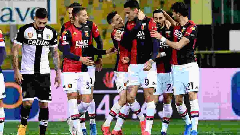 Magia Pellè, poi bis Scamacca: Genoa batte Parma in rimonta