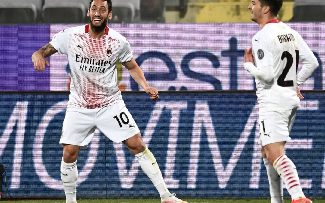 Milan in rimonta a Firenze: battuti i viola 3-2